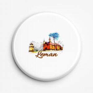 Przypinka pamiątkowa Kościół w Leman