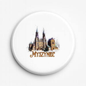 Przypinka pamiątkowa Kościół w Myszyńcu