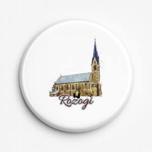 Przypinka pamiątkowa Kościół w Rozogach