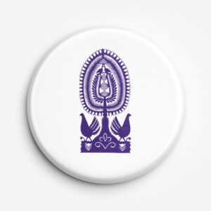 Przypinka pamiątkowa Kurpie - Tradycja w Wycinance