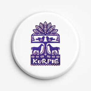 Przypinka pamiątkowa Kurpie w Wycinance