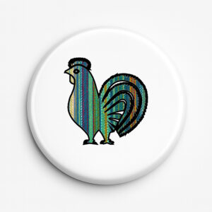 Przypinka pamiątkowa Kurpiowski Kogut Ludowy