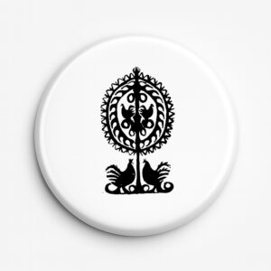 Przypinka pamiątkowa Kurpiowski Wzór w Wycinance