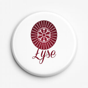 Przypinka pamiątkowa Łyse - Kurpiowska Rozeta