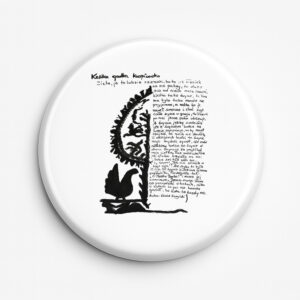 Przypinka pamiątkowa Mądrość z Kurpiowskiej Ziemi