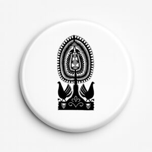 Przypinka pamiątkowa Magia Kurpiowskich Wzorów