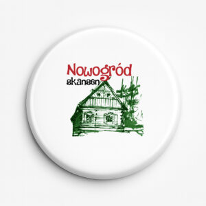 Przypinka pamiątkowa Nowogród - Tradycja Kurpiów w Skansenie