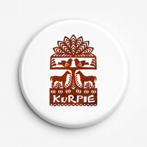 Przypinka pamiątkowa Ptaki i Konie - Symbol Kurpiów