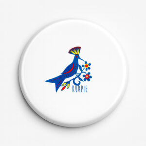 Przypinka pamiątkowa Skrzydlaty Folk Kurpiowski