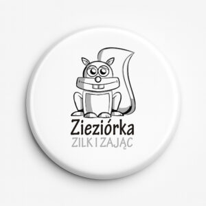 Przypinka pamiątkowa Zieziórka z Kurpiowskiego Lasu