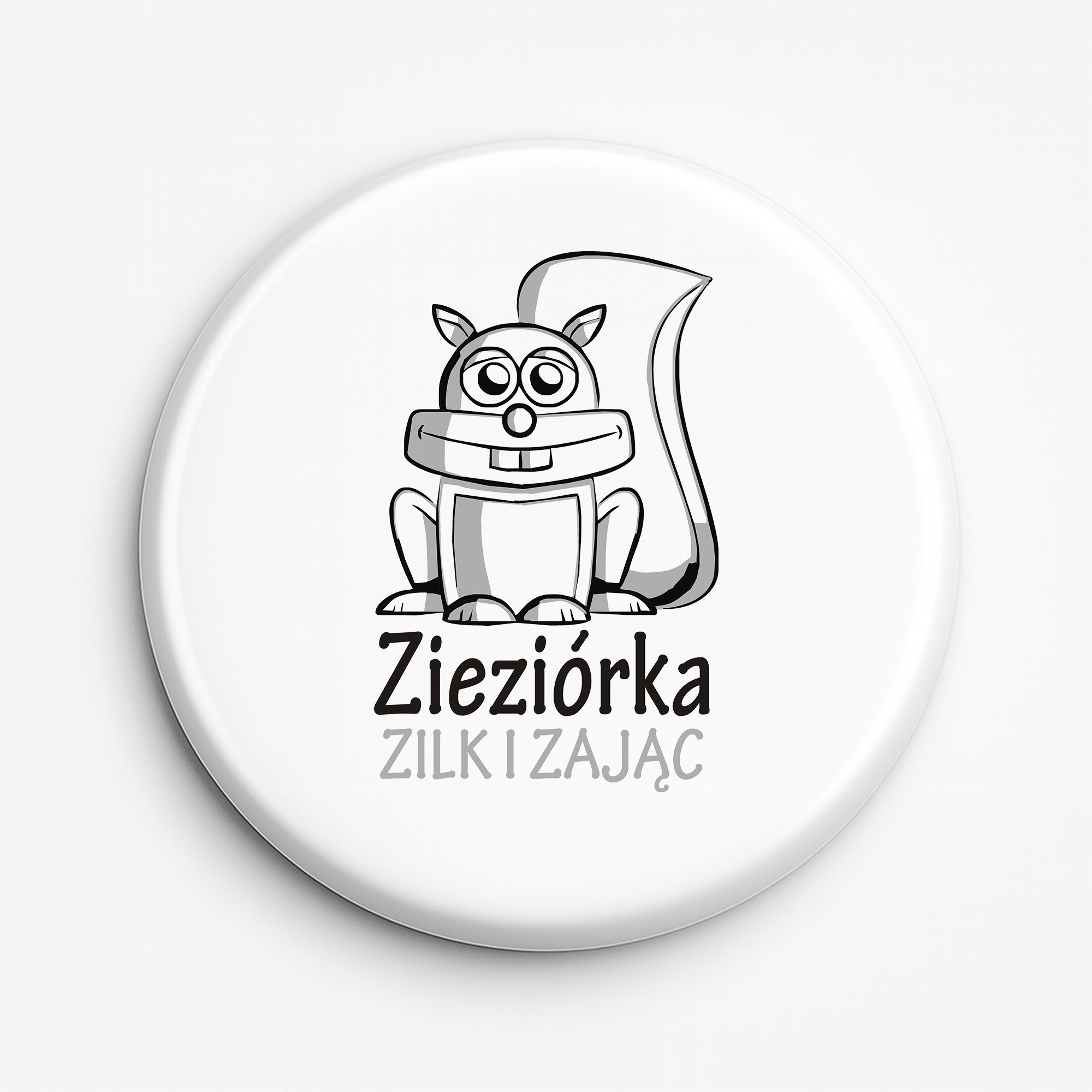 Przypinka pamiątkowa Zieziórka z Kurpiowskiego Lasu