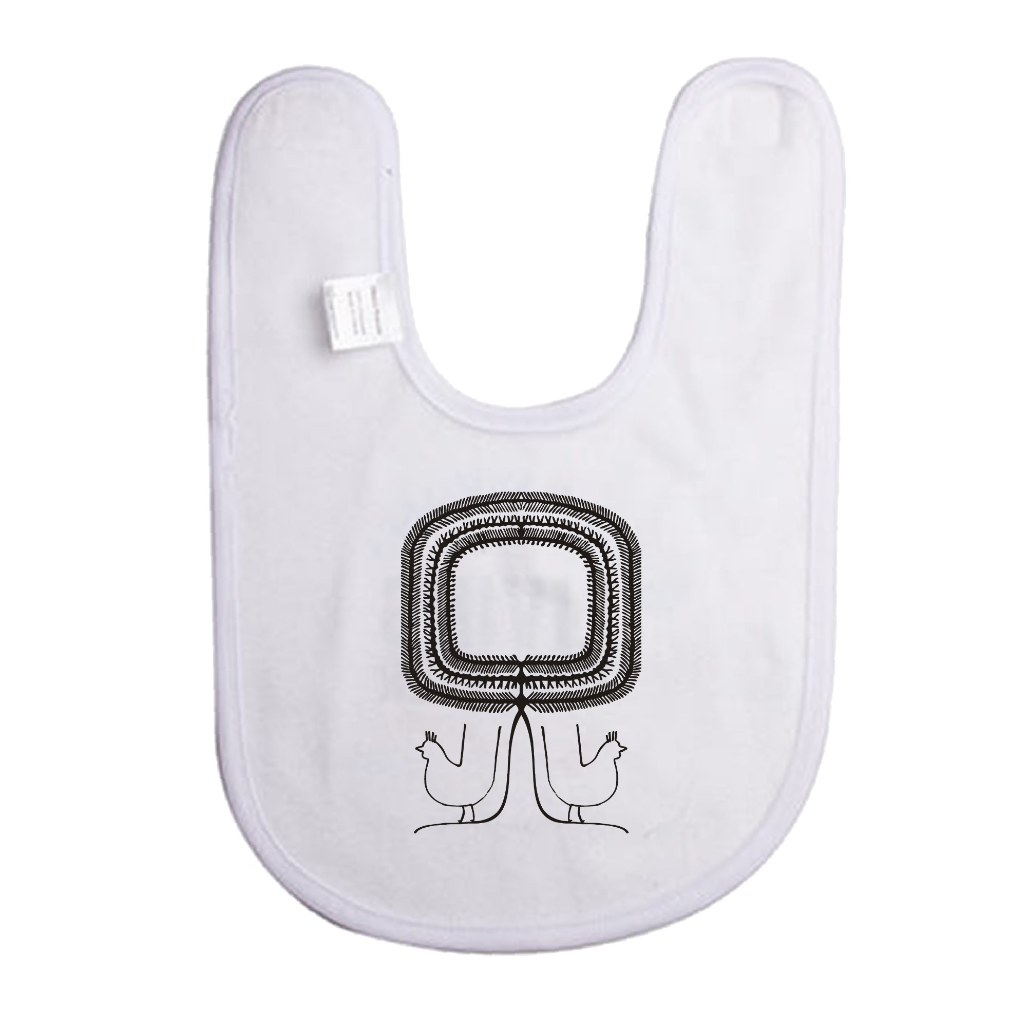 Śliniak dziecięcy Folkowa Wycinanka z Kurpiów