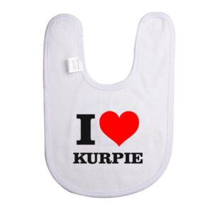 Śliniak dziecięcy I love Kurpie