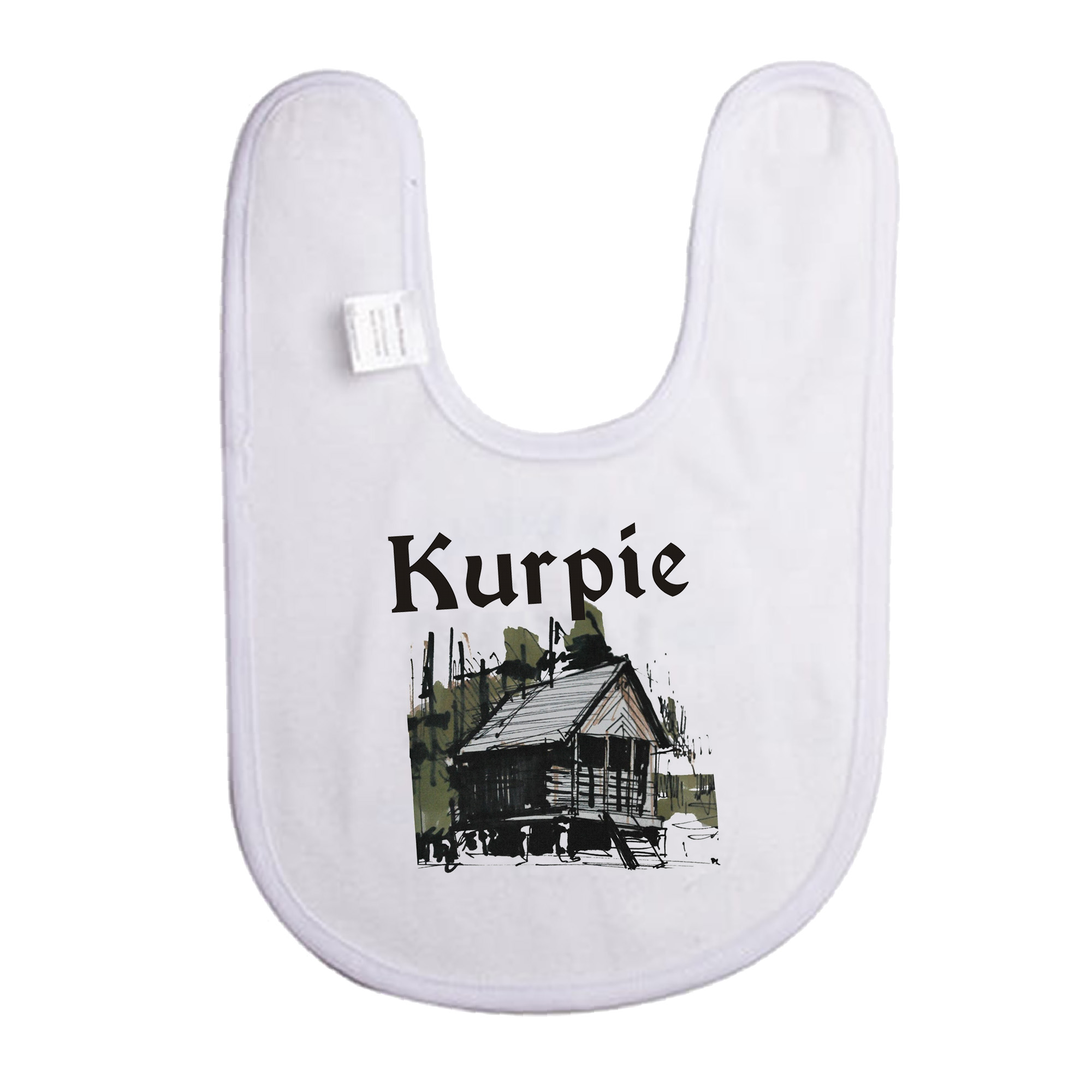 Śliniak dziecięcy Kurpie - Drewniane Serce Polski