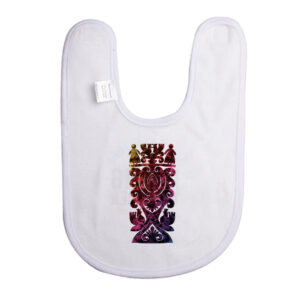 Śliniak dziecięcy Kurpiowskie Wzory w Kolorze