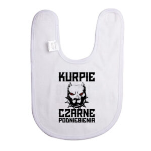 Śliniak dziecięcy Kurpiowskie czarne podniebienie