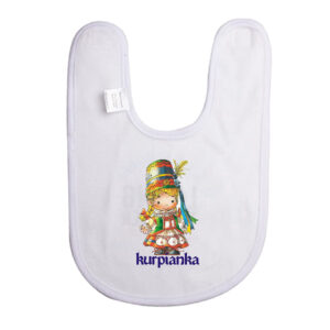 Śliniak dziecięcy Mała Kurpianka wielkie serce