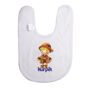 Śliniak dziecięcy Mały Kurpik wielkie serce