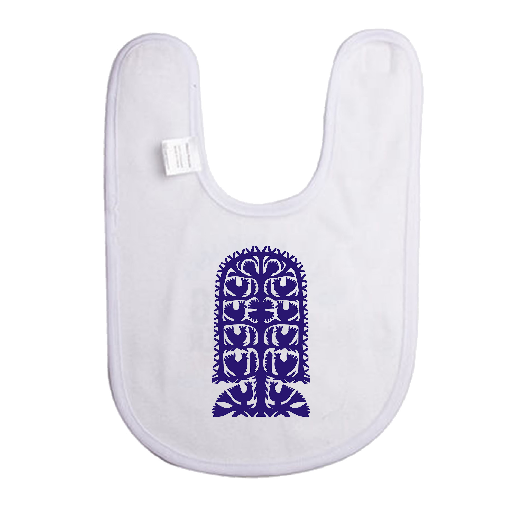 Śliniak dziecięcy Ptasi Motyw Kurpiowski