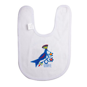 Śliniak dziecięcy Skrzydlaty Folk Kurpiowski