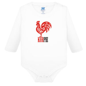 Śpioszki dziecięce Czerwony Kogut z Kurpi