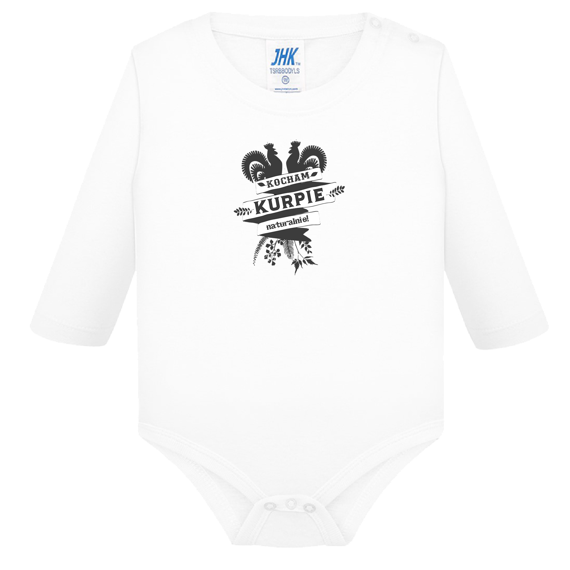 Śpioszki dziecięce Kocham Kurpie naturalnie!