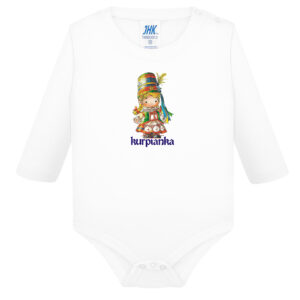 Śpioszki dziecięce Mała Kurpianka wielkie serce