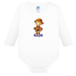 Śpioszki dziecięce Mały Kurpik wielkie serce