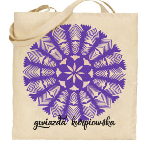 Torba bawełniana Folkowa Gwiazda Kurpi