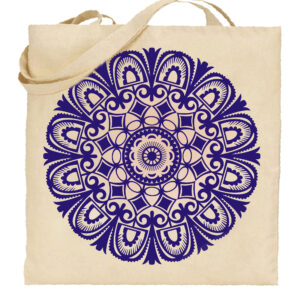 Torba bawełniana Folkowa Rozeta Kurpiowska