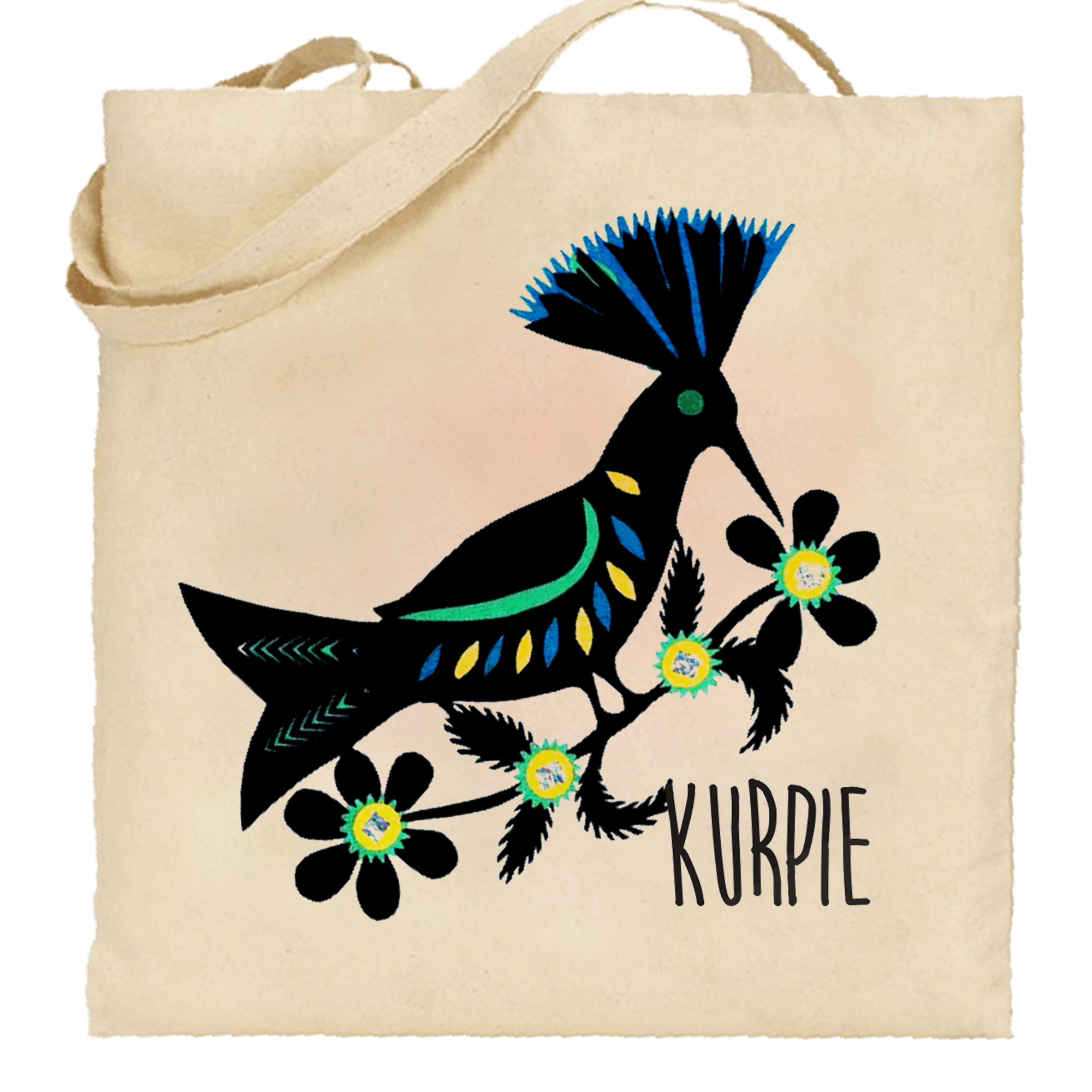 Torba bawełniana Folkowy Ptak z Kurpi