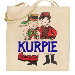 Torba bawełniana Kurpiowska para - tradycja na zawsz