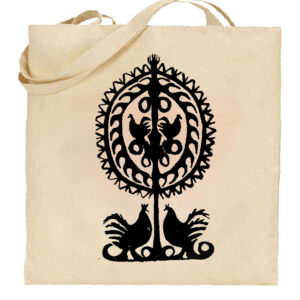 Torba bawełniana Kurpiowski Wzór w Wycinance