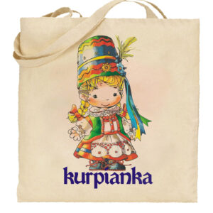 Torba bawełniana Mała Kurpianka wielkie serce