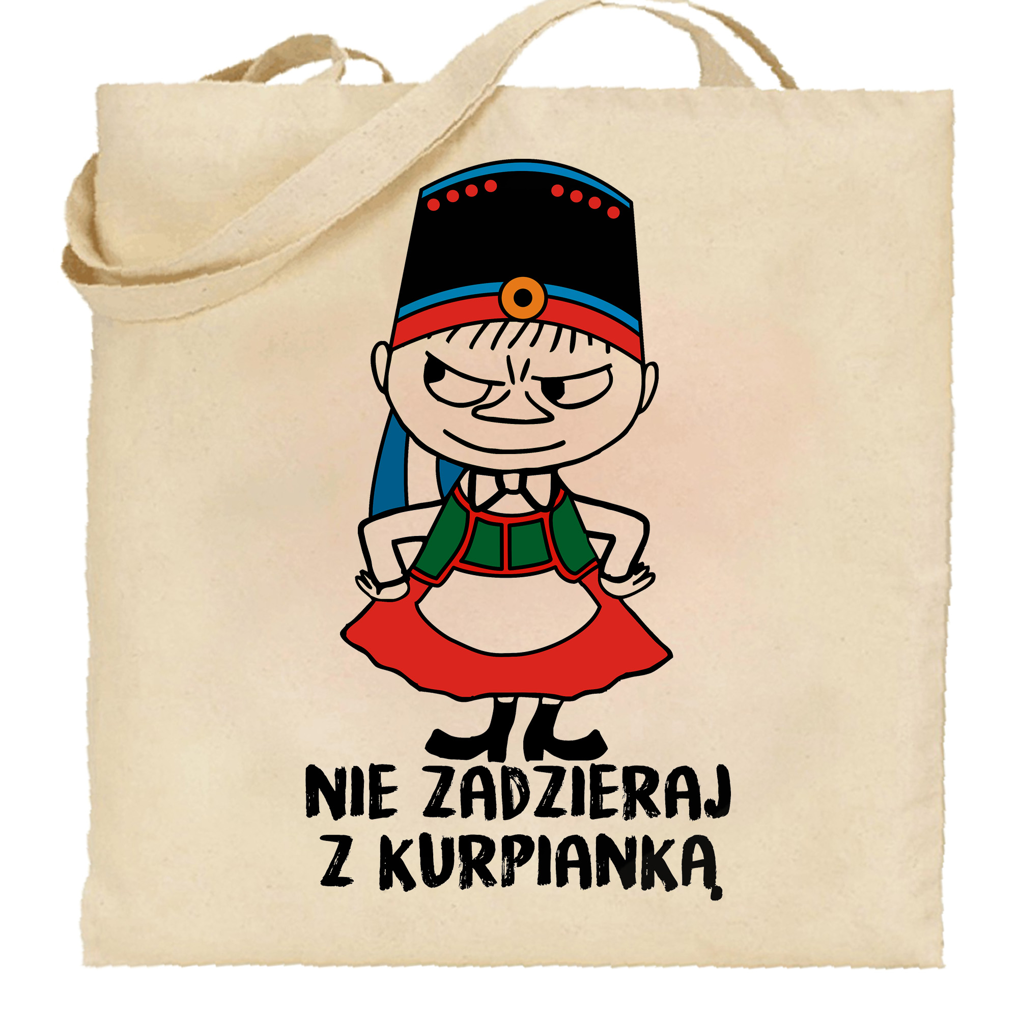 Torba bawełniana Nie zadzieraj z Kurpianką