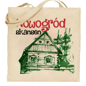 Torba bawełniana Nowogród - Tradycja Kurpiów w Skansenie