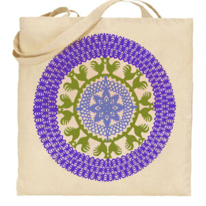 Torba bawełniana Ptaki Puszczy - Serce Kurpi