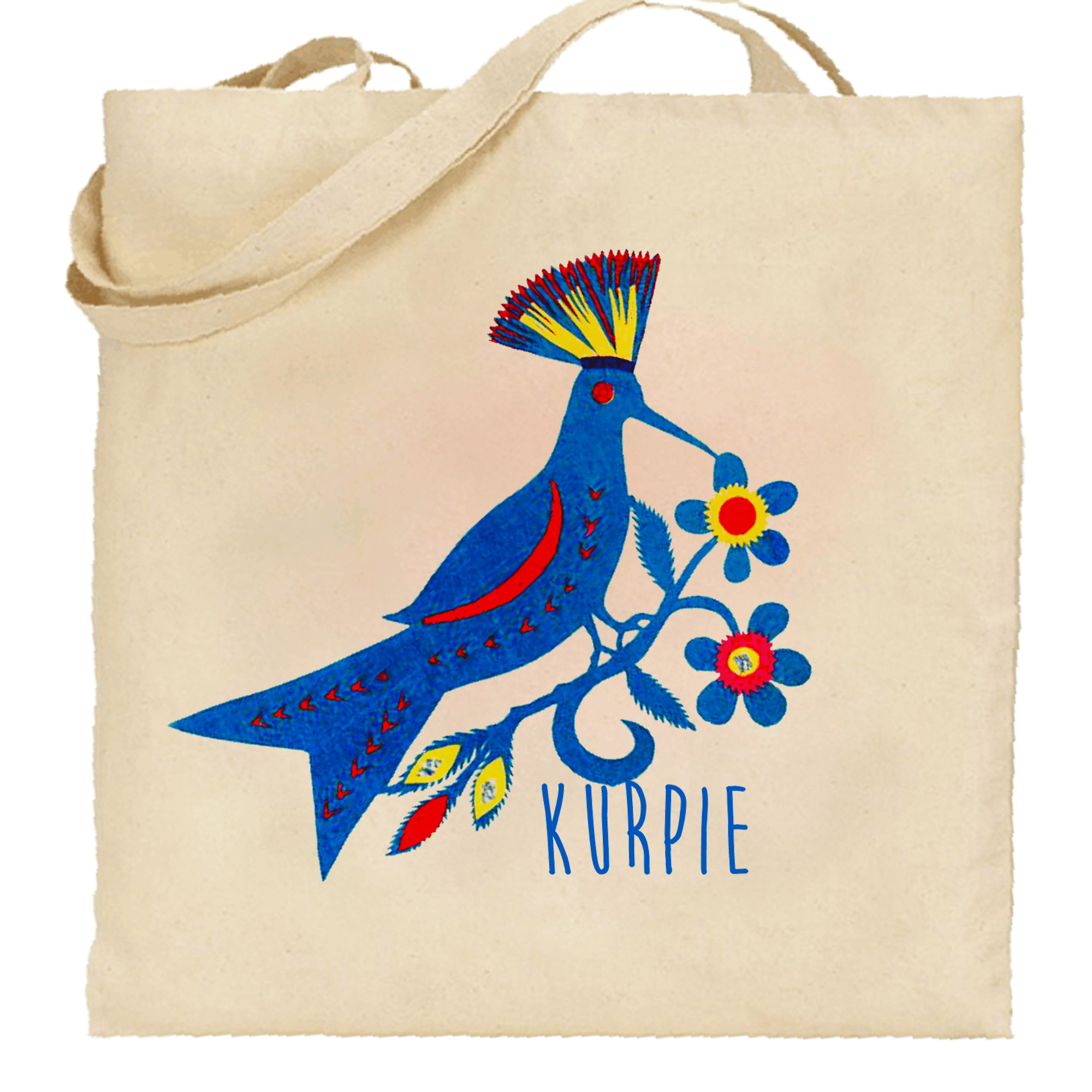 Torba bawełniana Skrzydlaty Folk Kurpiowski