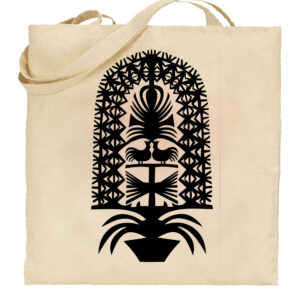 Torba bawełniana Tradycja w Wycinance Kurpiowskiej