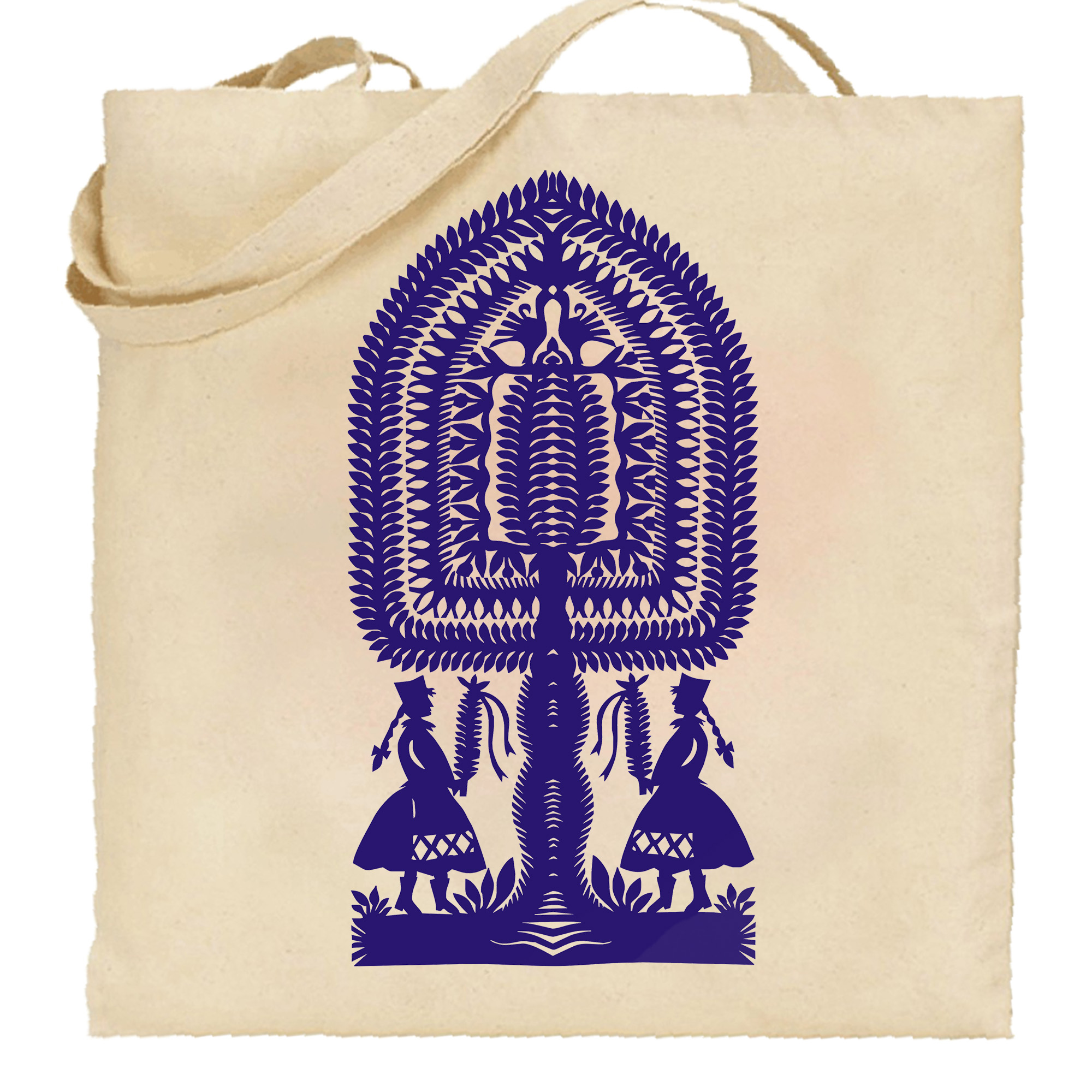 Torba bawełniana Wycinanka Kurpiowska - Moc Tradycji