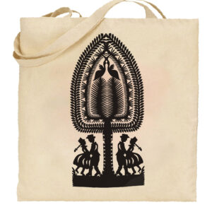 Torba bawełniana Wycinanka Kurpiowska - Taniec i Natura