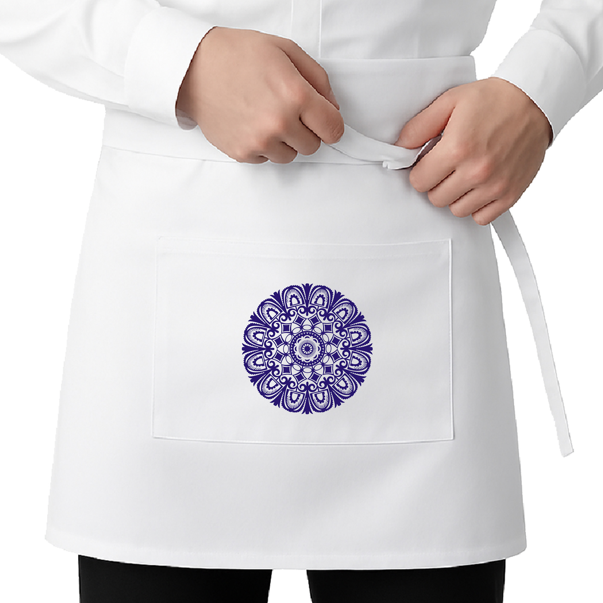 Zapaska krótka Folkowa Rozeta Kurpiowska